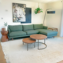 Load image into Gallery viewer, Anne Sofa | L Shaped Sectional | Polyfill Cushion (9.3 feet) XL | Removable Fabric
