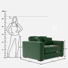 Load image into Gallery viewer, Atlanta 1 Seater Sofa - 53"
