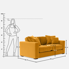 Load image into Gallery viewer, Atlanta 3 Seater Sofa - 74"
