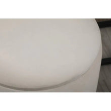 Load image into Gallery viewer, Luxe Lounge Round Ottoman In Suede
