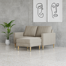 Load image into Gallery viewer, Lore Sofa | Small L-Shaped Sectional with Chaise (5 feet)
