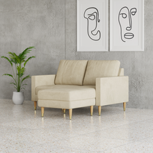 Load image into Gallery viewer, Lore Sofa | Small L-Shaped Sectional with Chaise (5 feet)
