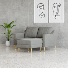 Load image into Gallery viewer, Lore Sofa | Small L-Shaped Sectional with Chaise (5 feet)
