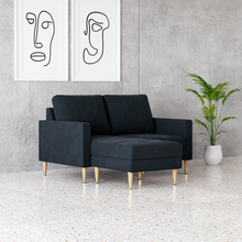 Load image into Gallery viewer, Lore Sofa | Small L-Shaped Sectional with Chaise (5 feet)
