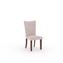 Load image into Gallery viewer, Golden Mayer Anemone Solid wood 6-Seater Marble Top Dining Table With 6 Upholstery Chairs in Walnut Color
