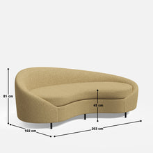 Load image into Gallery viewer, Cortez Curvy 2 Seater Sofa - 80"
