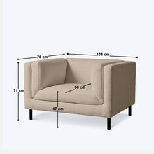 Load image into Gallery viewer, Catalan 1 Seater Sofa - 42.5"
