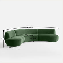 Load image into Gallery viewer, Celeste Sectional 4 Seater Sofa - 187”
