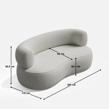 Load image into Gallery viewer, Eliza Curvy 2 Seater - 80"
