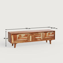 Load image into Gallery viewer, Cliff TV Unit Console Modern Classic in Sheesham
