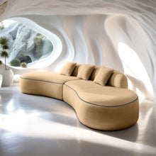 Load image into Gallery viewer, Francisco Curvy Sectional Sofa - 119"
