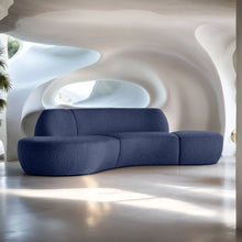 Load image into Gallery viewer, Gustavo Curvy Sectional Sofa - 115"
