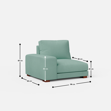 Load image into Gallery viewer, Derek modular 2 seater sofa - 75.6"
