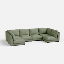 Load image into Gallery viewer, Derek Modular U- Shaped sofa - 62" Left Chaise | 123" Middle | 62" Right Chaise
