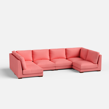Load image into Gallery viewer, Derek Modular U- Shaped sofa - 62" Left Chaise | 123" Middle | 62" Right Chaise
