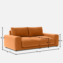 Load image into Gallery viewer, Derek 3 Seater Sofa - 82"
