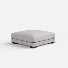 Load image into Gallery viewer, Derek modular right arm 5 seater sofa with ottoman - 127.5" | 61.6" Left chaise with 34" Ottoman
