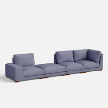 Load image into Gallery viewer, Derek modular right arm 3 seater sofa with ottoman - 133.5"
