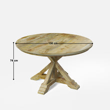 Load image into Gallery viewer, Gable Luxury Round Dining Table - 4 &amp; 6 Seater/All Sizes
