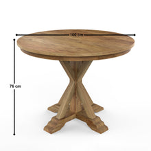 Load image into Gallery viewer, Gable Luxury Round Dining Table - 4 &amp; 6 Seater/All Sizes
