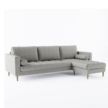 Load image into Gallery viewer, Palo Sofa T | L-Shaped Sectional with Chaise (8.25 feet length) | Tufted
