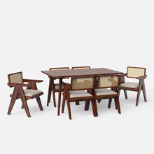Load image into Gallery viewer, Helena-Pierre Provincial Teak Dining Table Set - 4, 6 Seater - All Sizes
