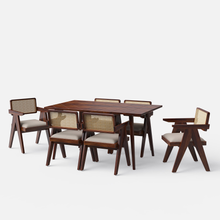 Load image into Gallery viewer, Helena-Pierre Provincial Teak Dining Table Set - 4, 6 Seater - All Sizes
