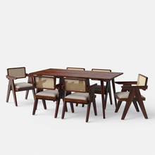 Load image into Gallery viewer, Helena-Pierre Provincial Teak Dining Table Set - 4, 6 Seater - All Sizes
