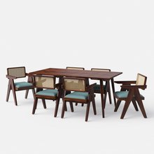 Load image into Gallery viewer, Helena-Pierre Provincial Teak Dining Table Set - 4, 6 Seater - All Sizes
