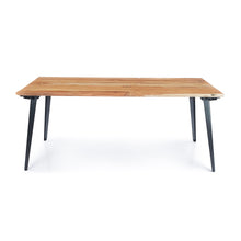 Load image into Gallery viewer, Serenity Dining Table XL (6x3 feet) - Solid Teak/Walnut/Oak Wood
