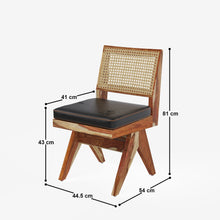 Load image into Gallery viewer, Luis-Jean Textured Black Dining Table Set with Premium Trimming -  2, 4 &amp; 6 Seater/ All sizes

