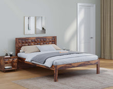Load image into Gallery viewer, Nova Bed in Sheesham wood (8 options) - Queen Size
