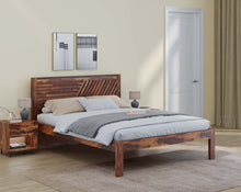 Load image into Gallery viewer, Stella Bed in Sheesham wood (8 options) - Queen
