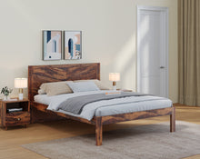 Load image into Gallery viewer, Chevora Bed in Sheesham wood (8 options) - Queen
