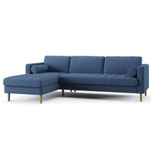 Load image into Gallery viewer, Palo Sofa T | L-Shaped Right Sectional with Chaise (8.25 feet length) | Tufted
