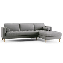 Load image into Gallery viewer, Palo Sofa T | L-Shaped Right Sectional with Chaise (8.25 feet length) | Tufted
