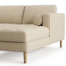 Load image into Gallery viewer, Palo Sofa T | L-Shaped Sectional with Chaise (8.25 feet length) | Tufted
