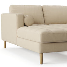 Load image into Gallery viewer, Palo Sofa T | L-Shaped Right Sectional with Chaise (8.25 feet length) | Tufted
