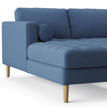 Load image into Gallery viewer, Palo Sofa T | L-Shaped Sectional with Chaise (8.25 feet length) | Tufted
