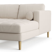 Load image into Gallery viewer, Palo Sofa T | L-Shaped Sectional with Chaise (8.25 feet length) | Tufted
