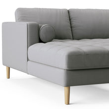 Load image into Gallery viewer, Palo Sofa T | L-Shaped Sectional with Chaise (8.25 feet length) | Tufted
