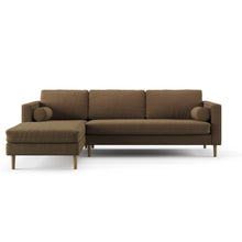 Load image into Gallery viewer, Palo Sofa | L-Shaped Sectional with Chaise (8.25 feet length) | Removable Fabrics
