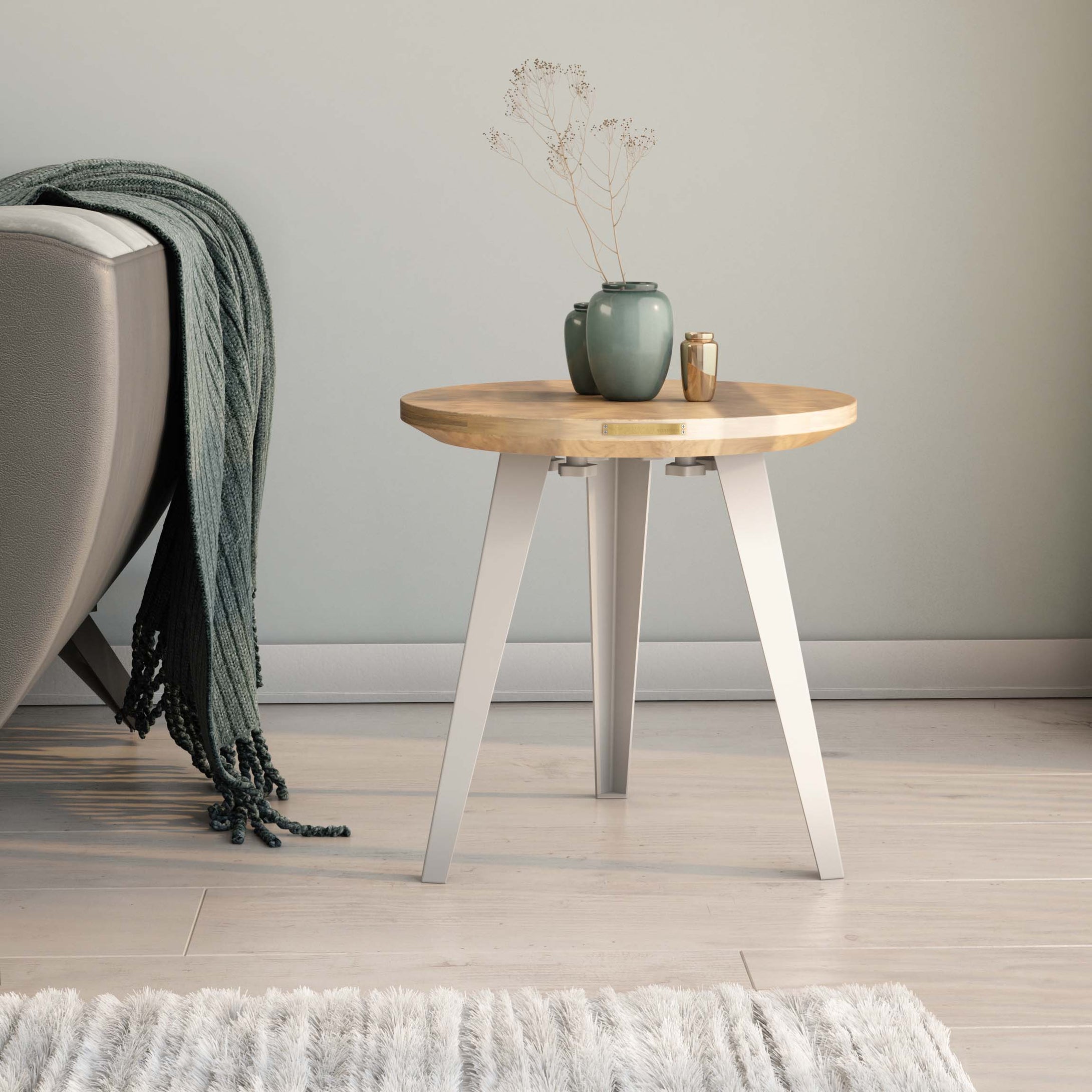 Side Table - Solid Teak Wood