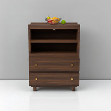 Load image into Gallery viewer, Stava Modular Credenza System | Solid Walnut/Teak/Oak Wood (4x1) | 3 Feet Length
