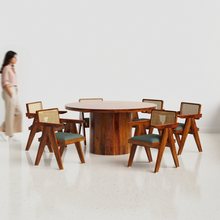 Load image into Gallery viewer, Luis-Pierre Dining Table Set - 2, 4 &amp; 6 Seater/ All sizes
