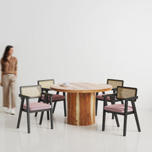 Load image into Gallery viewer, Luis-Bob Dining Table Set with Premium Trimming -  2, 4 &amp; 6 Seater/ All sizes
