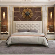 Load image into Gallery viewer, Turkey Upholstered Luxury Bed With Hydraulic In Suede
