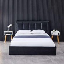 Load image into Gallery viewer, Amazon Upholstered Bed Without Storage In Leatherette
