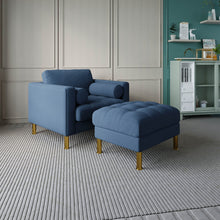 Load image into Gallery viewer, Palo Sofa Ottoman T  | 2.5 feet | Tufted
