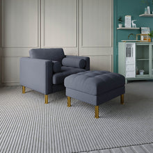 Load image into Gallery viewer, Palo Sofa Ottoman T  | 2.5 feet | Tufted
